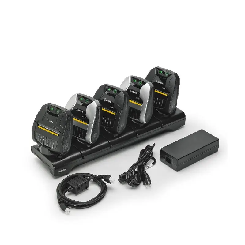 Zebra Stazione di Ricarica a 5 Slot per Stampanti ZQ300 Series | CRD-MPM-5SCHGEU1-01