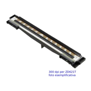Testina di Stampa Originale Zebra 300 DPI per ZD621t (P1112640-241)