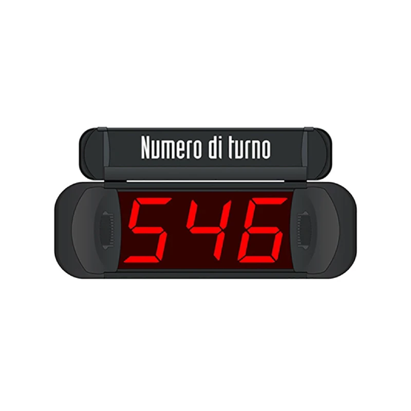 Display Eliminacode TD3 – Display LED a 3 Cifre con Avvisatore Acustico